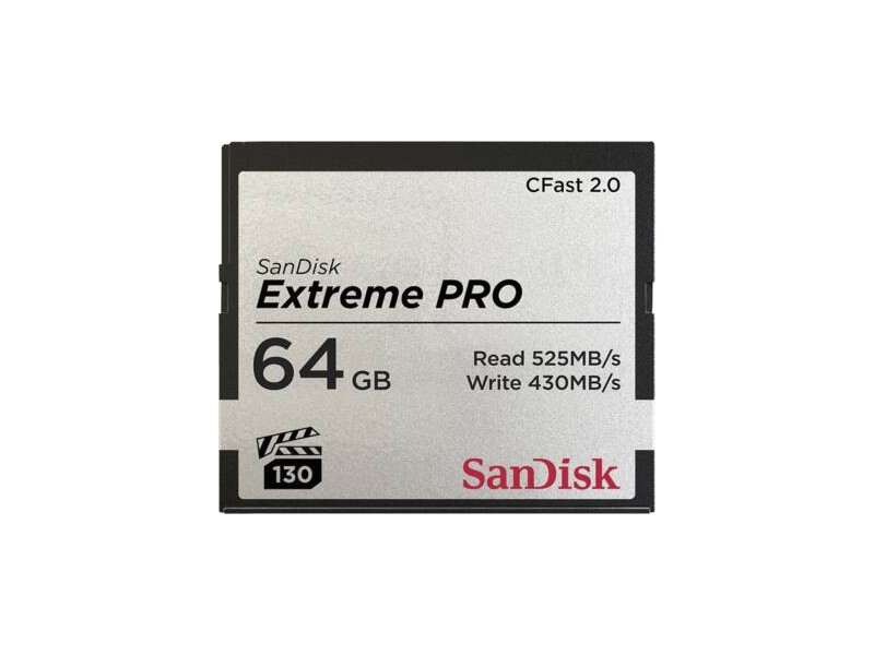 Extreme PRO CFAST 20 64GB 525MBs VPG130